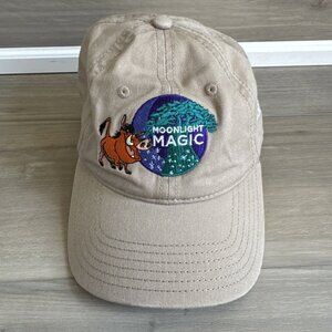 Disney Parks Moonlight Magic Pumbaa Animal Kingdom Dad‎ Mode Hat Khaki
